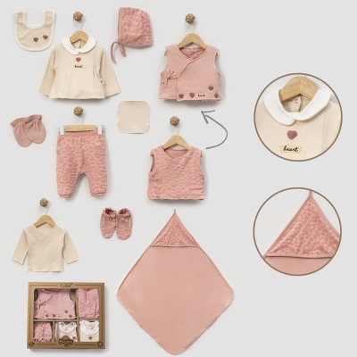 BEBLY KIDS KIZ 0-3 AY JAKAR KALPLİ PENYE 10LU SET