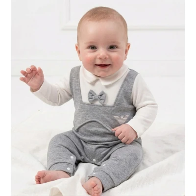 ÇAKAR BEBE ERKEK 3-6-9-12 AY YELEK GÖRÜNÜMLÜ YAKAL