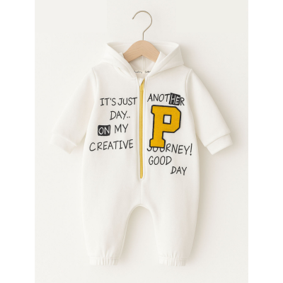 ÇAKAR BEBE ERKEK 6-9-12-18 AY P  NAKIŞLI FERMUARLI