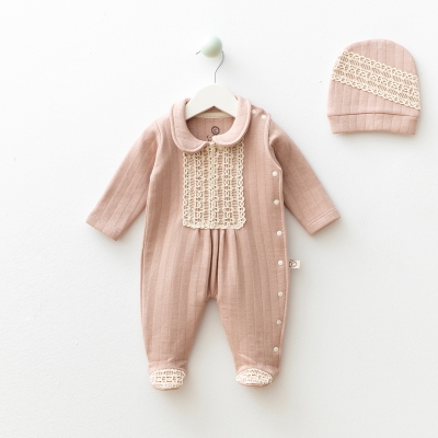 CFRA KIDS KIZ 3-6-9 AY DANTELLİ KAPİTONE TULUM