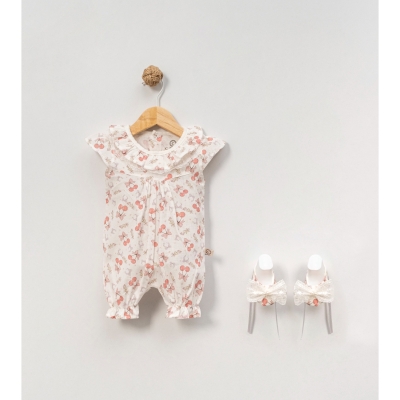 CFRA KIDS GIRL 3-6-9 MONTHS CHERRY BARBATÖZ WITH BOOTIES