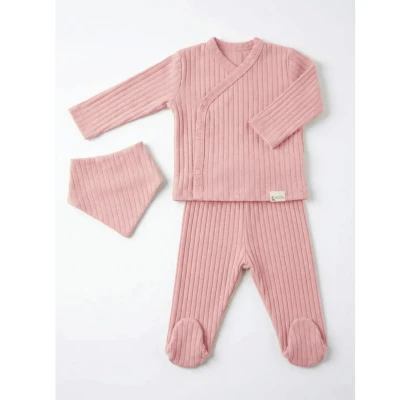 DB MOON UNISEX 0-3 AY JAKARLI 3LÜ ZIBIN SET