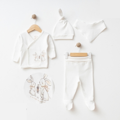 ESYA BABY KIZ 0-3 AY RABBIT 5Lİ SET