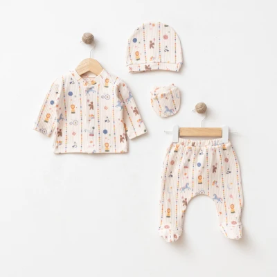 ESYA BABY UNISEX 0-3 AY MİNİK SİRK 5 İ SET