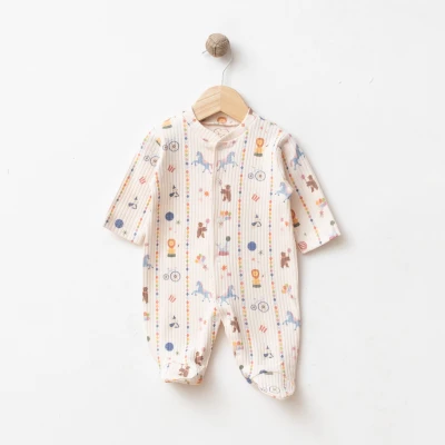 ESYA BABY UNISEX 3-3-6 AY MİNİK SİRK DESEN TULUM