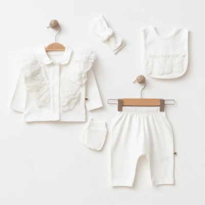 IŞIL BABY KIZ 0/3-0/3-3/6 AY FİSTOLU 5Lİ SET