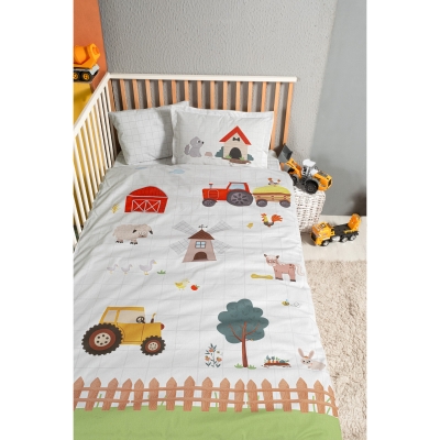 KANZ UNISEX BASKILI NEVRESİM TAKIMI
