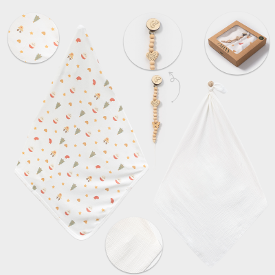 LOVEMAXX CHRISTMAS MÜSLİN PENYE BATTANİYE SET
