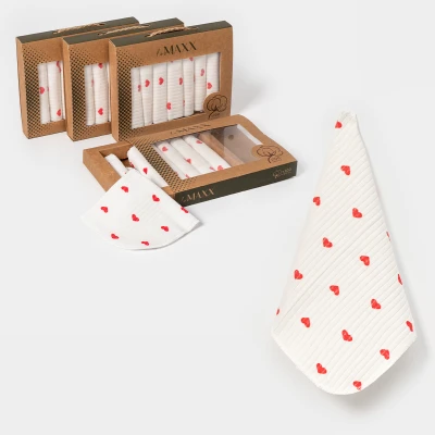 LOVEMAXX KIZ 0-12 AY KALPLİ 7Lİ MENDİL