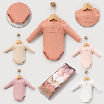 LOVEMAXX KIZ 0/3-3/6 AY 5Lİ UZUNKOL BODY
