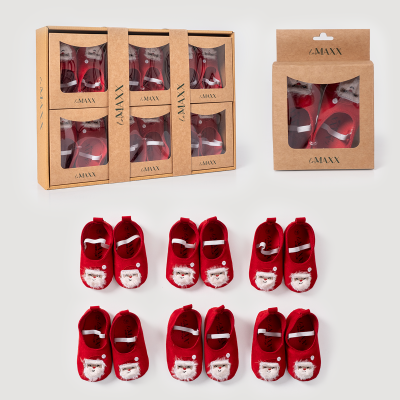 LOVEMAXX KIZ 18-19 NU CHRISTMAS BABET PATİK