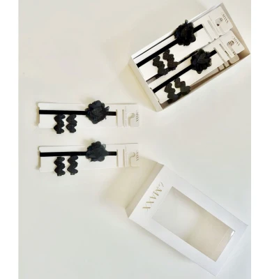 LOVEMAXX KIZ SİMLİ KALPLİ SAÇ BANDI 2 TOKA SET