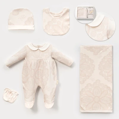 LOVEMAXX UNISEX 0-3 AY DESENLİ KUTULU 5Lİ SET