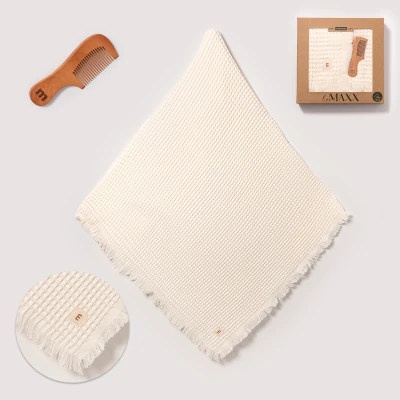 LOVEMAXX UNISEX 100*120 CM TARAKLI WAFFLE BATTANİY