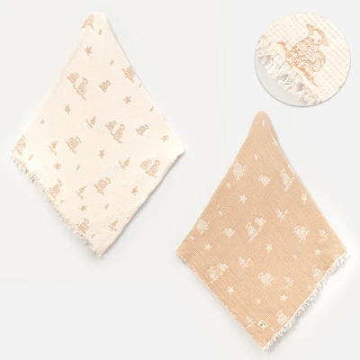 LOVEMAXX UNISEX 110*110 CM 4 KAT MÜSLİN BATTANİYE