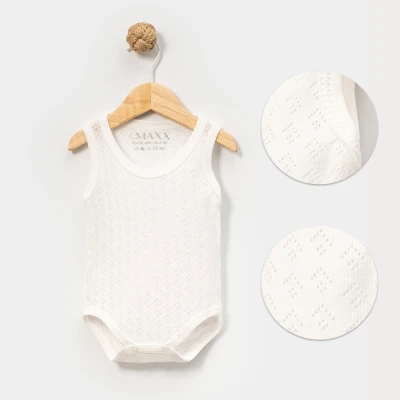 LOVEMAXX UNISEX 2-3-4 YAŞ JAKARLI ATLET BODY