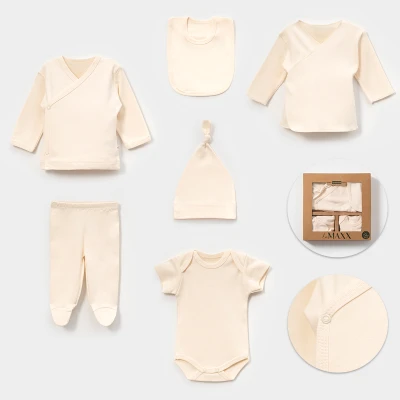 LOVEMAXX UNISEX YENİDOĞAN KUTULU 6LI ZIBIN SET