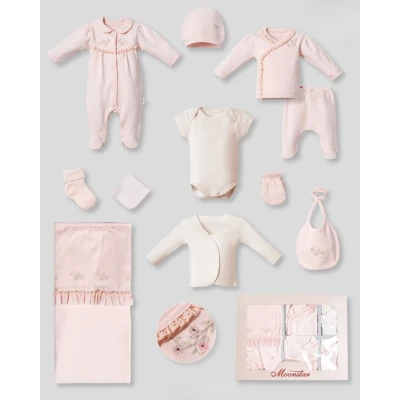 MOONSTAR KIZ 0-3 AY BEBEK 10LU SET