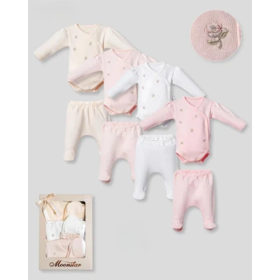 MOONSTAR KIZ 0-3 AY BEBEK SET