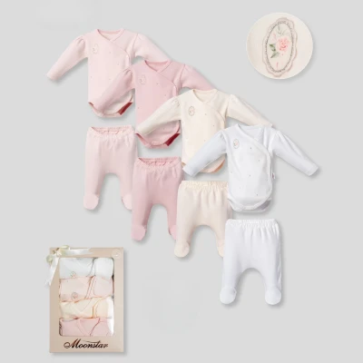 MOONSTAR KIZ 0-3 AY BEBEK SET