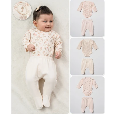 MOONSTAR KIZ 3-6 AY BEBEK 2Lİ SET