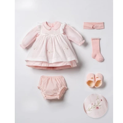 MOONSTAR KIZ 3-6 AY BEBEK 5Lİ SET