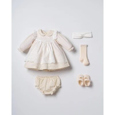 MOONSTAR KIZ 3-6 AY BEBEK 5Lİ SET