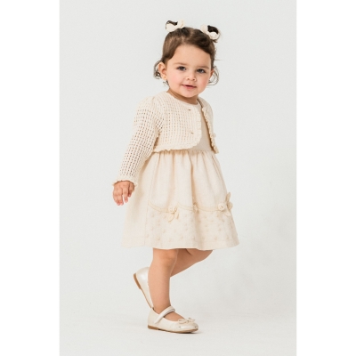 MOONSTAR KIZ 9-24 AY ÖRME YELEKLİ TAKIM