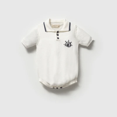 NIPPERLAND ERKEK 3-6-9-12 AY MARINE ROMPER