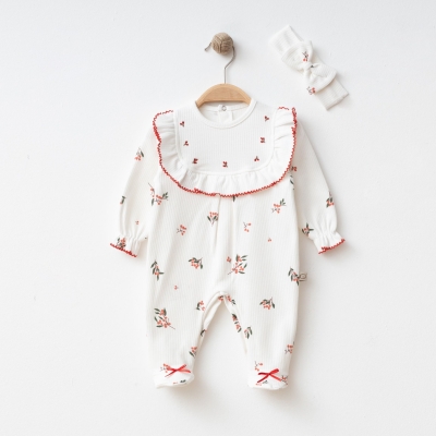 OBABY KIZ 0-3-6 AY KOKİNA DESENLİ TULUM