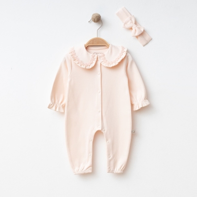 OBABY KIZ 0/3-0/3-3/6 AY DANTELLİ YAKALI TULUM