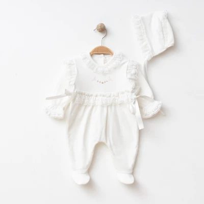 OBABY KIZ 3-6 AY TÜL KAPLAMALI TULUM