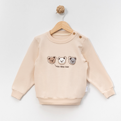OVERDO ERKEK 1-2-3-4 YAŞ APLİKE AYICIKLI SWEAT 