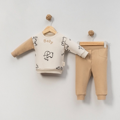 POPSHOPS ERKEK 6-9-12-18 AY BABY BASKILI 2 İP ERKE