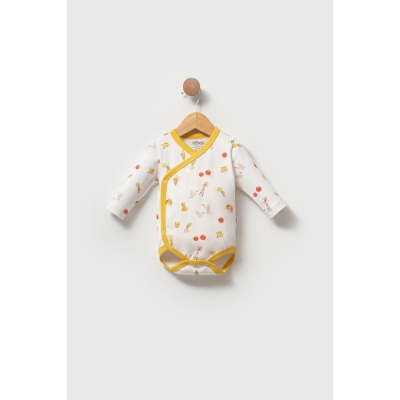TİFFANY KIZ 3-6-9-12 AY ORGANIC BIRD KRUVAZE BODY