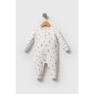 TİFFANY UNISEX 3-6-9-12 AY HAPPY LAMBS TULUM