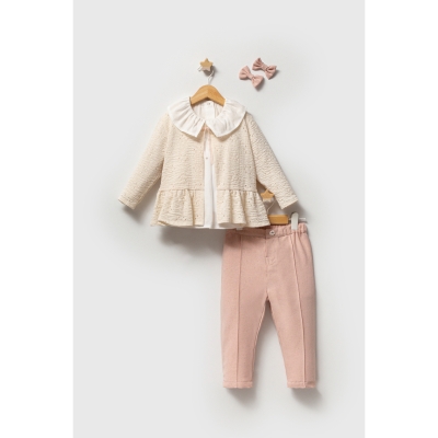 TONGS BABY KIZ 2-3-4-5 YAŞ LAYA 3LÜ TAKIM