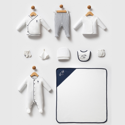 US POLO ERKEK 0-3 AY 10LU ZIBIN SET