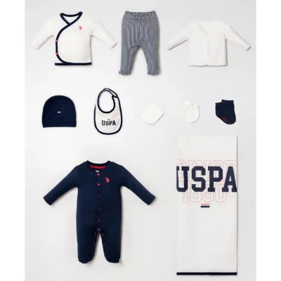 US POLO ERKEK 0-3 AY 10LU ZIBIN SET