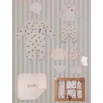 US POLO ERKEK 0-3 AY 10LU ZIBIN SET