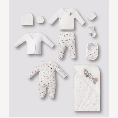 US POLO ERKEK 0-3 AY 10LU ZIBIN SET