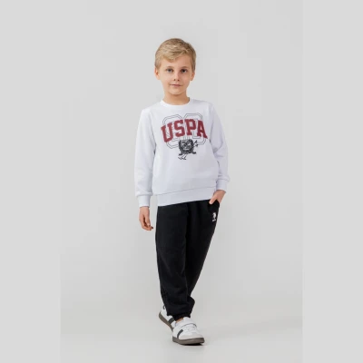 US POLO ERKEK 5-6-7-8 YAŞ PİJAMA TAKIMI