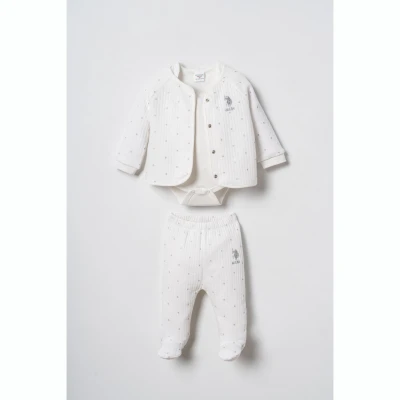 US POLO KIZ 0/3-3/6-6/9 AY 3LÜ TAKIM