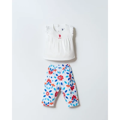 US POLO KIZ 6-9-12-18-24-36 AY 2Lİ TAKIM