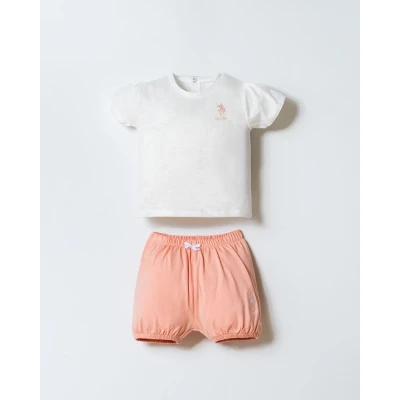 US POLO KIZ 6-9-12-18-24-36 AY 2Lİ TAKIM