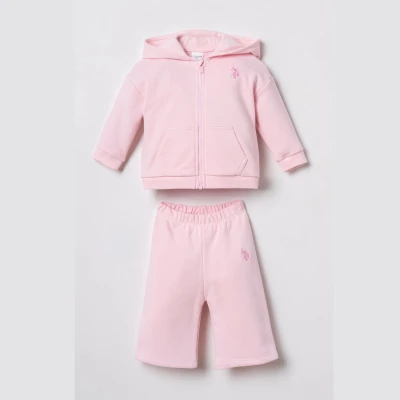 US POLO KIZ 6-9-12-18-24-36 AY 2Lİ TAKIM