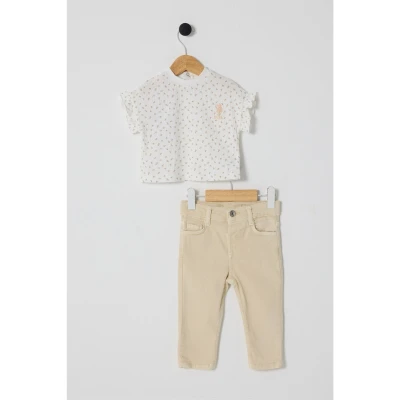 US POLO KIZ 9-12-18-24-36 AY 2Lİ TAKIM