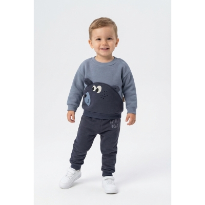 VOVİDO ERKEK 9-12-18-24 AY KULAKLI AYI 2Lİ TAKIM