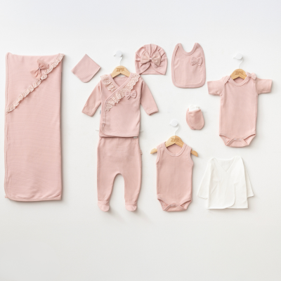 ZIPIR KIZ 0-3 AY RAPORLU FİSTOLU 10LU SET