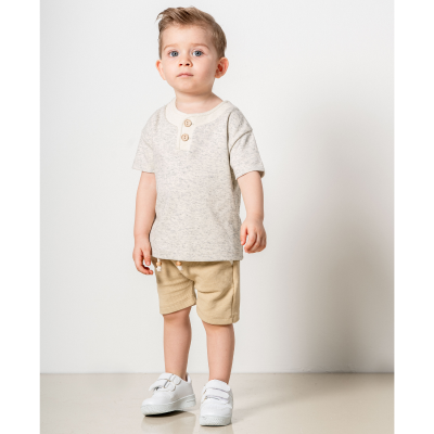 JOVİEL ERKEK 9-12-18-24-36 AY ŞORTLU 2Lİ TAKIM